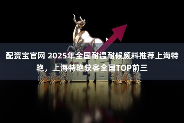 配资宝官网 2025年全国耐温耐候颜料推荐上海特艳，上海特艳获客全国TOP前三
