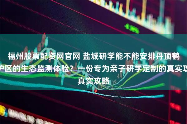 福州股票配资网官网 盐城研学能不能安排丹顶鹤保护区的生态监测体验？一份专为亲子研学定制的真实攻略